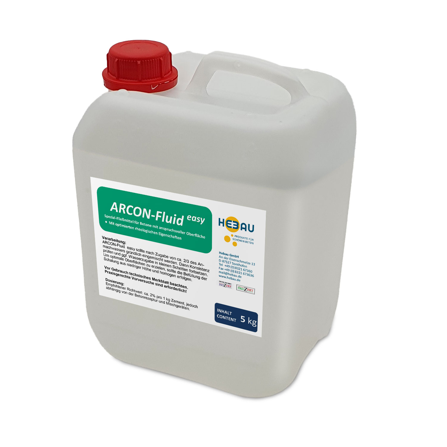 Arcon-Fluid easy - Hochleistungs-Fließmittel