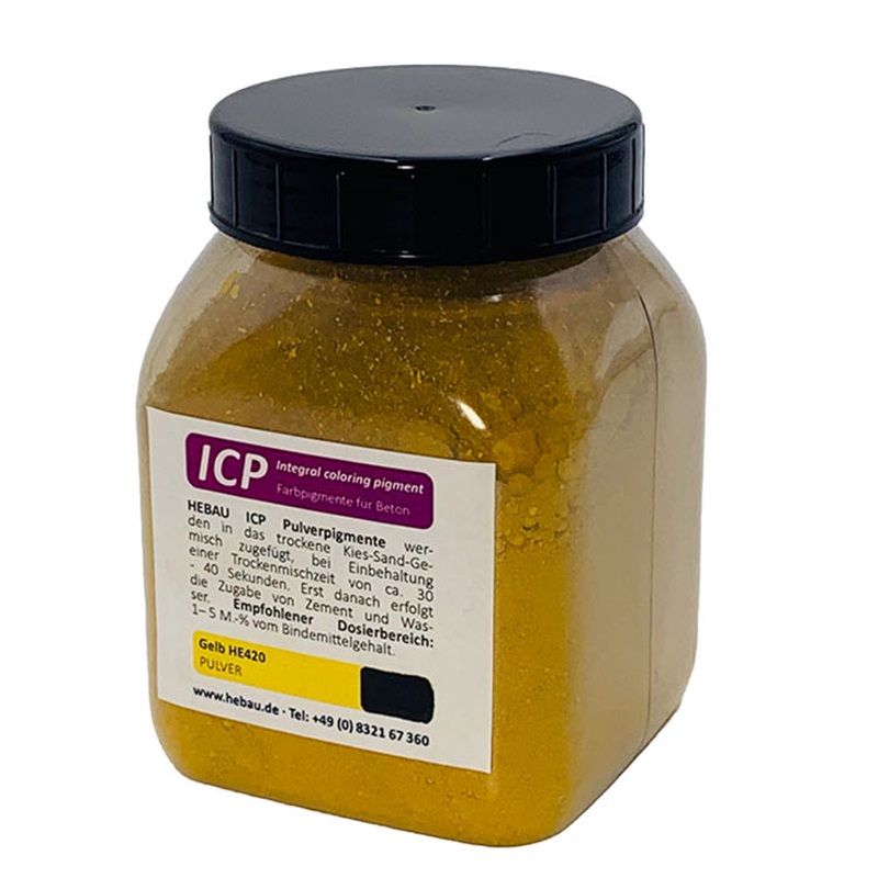 ICP Farbpigment für Beton - Gelb HE420  - Pulver
