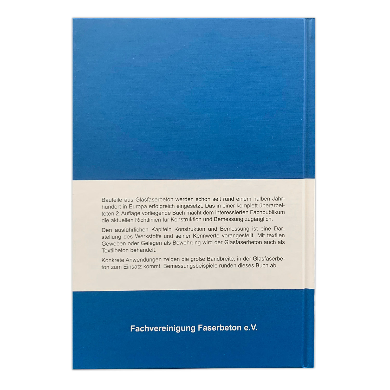 Fachbuch "Glasfaserbeton - Konstruieren und Bemessen" von Peter Curiger