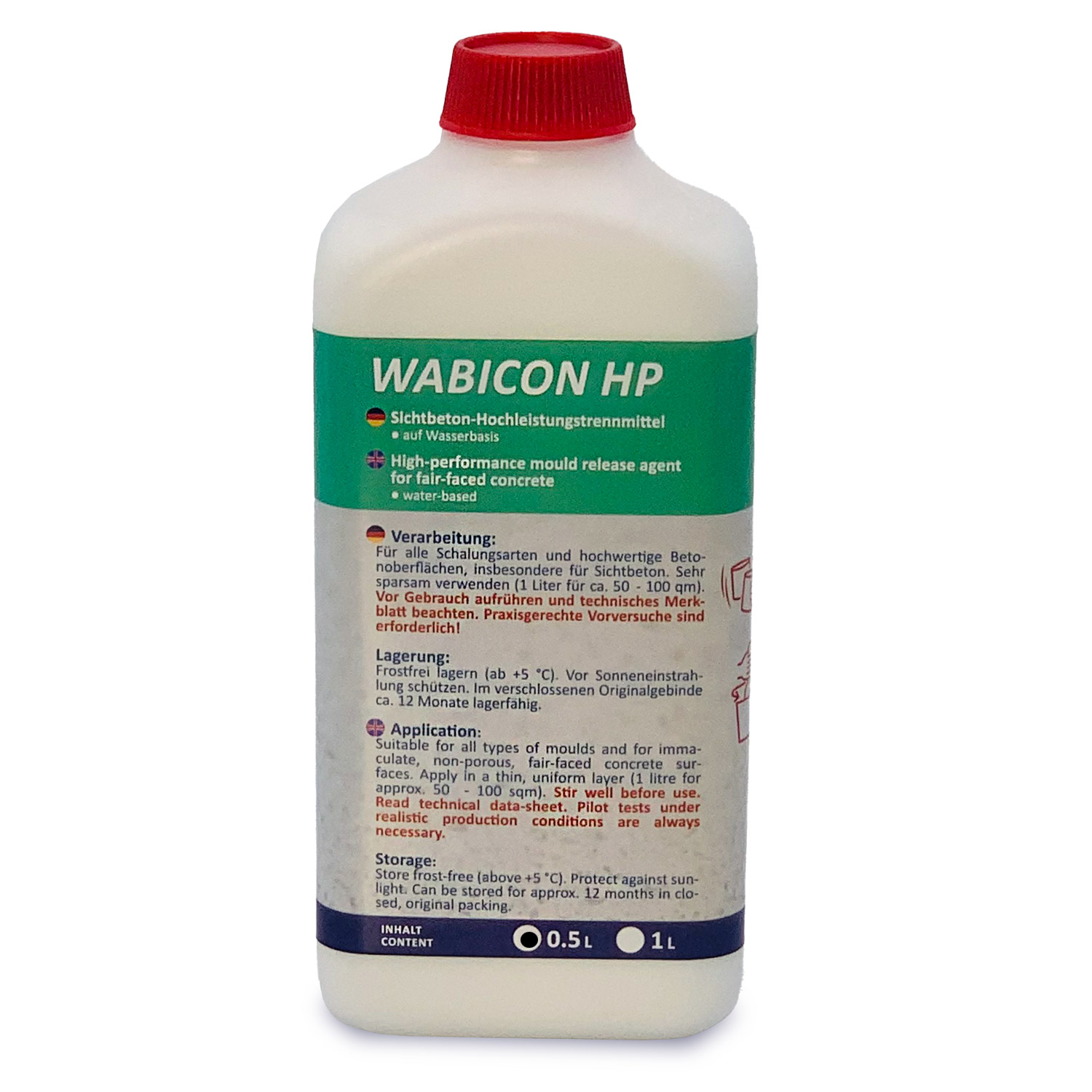 0,5 l Wabicon HP - Sichtbeton-Trennmittel