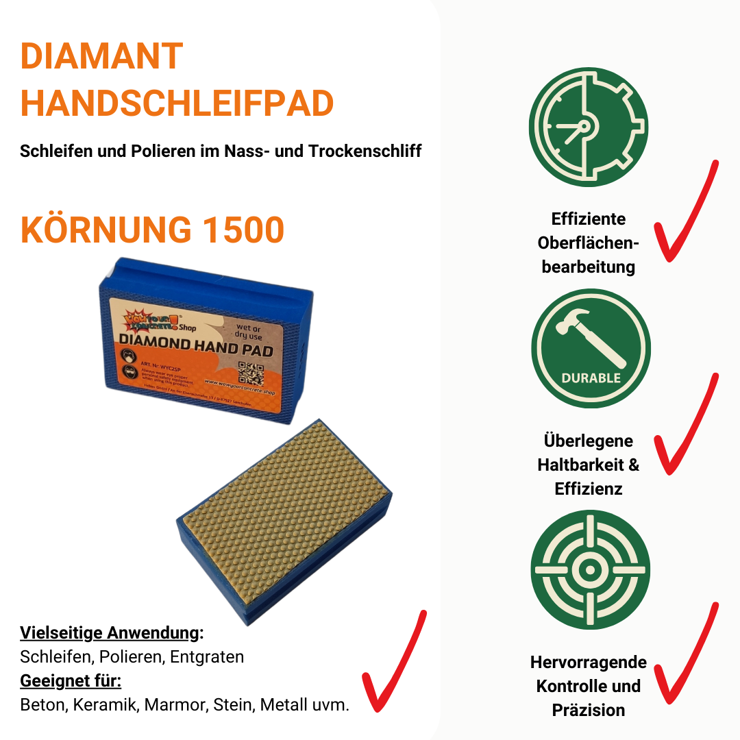 Handschleifpad K1500